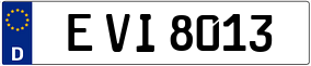Truck License Plate